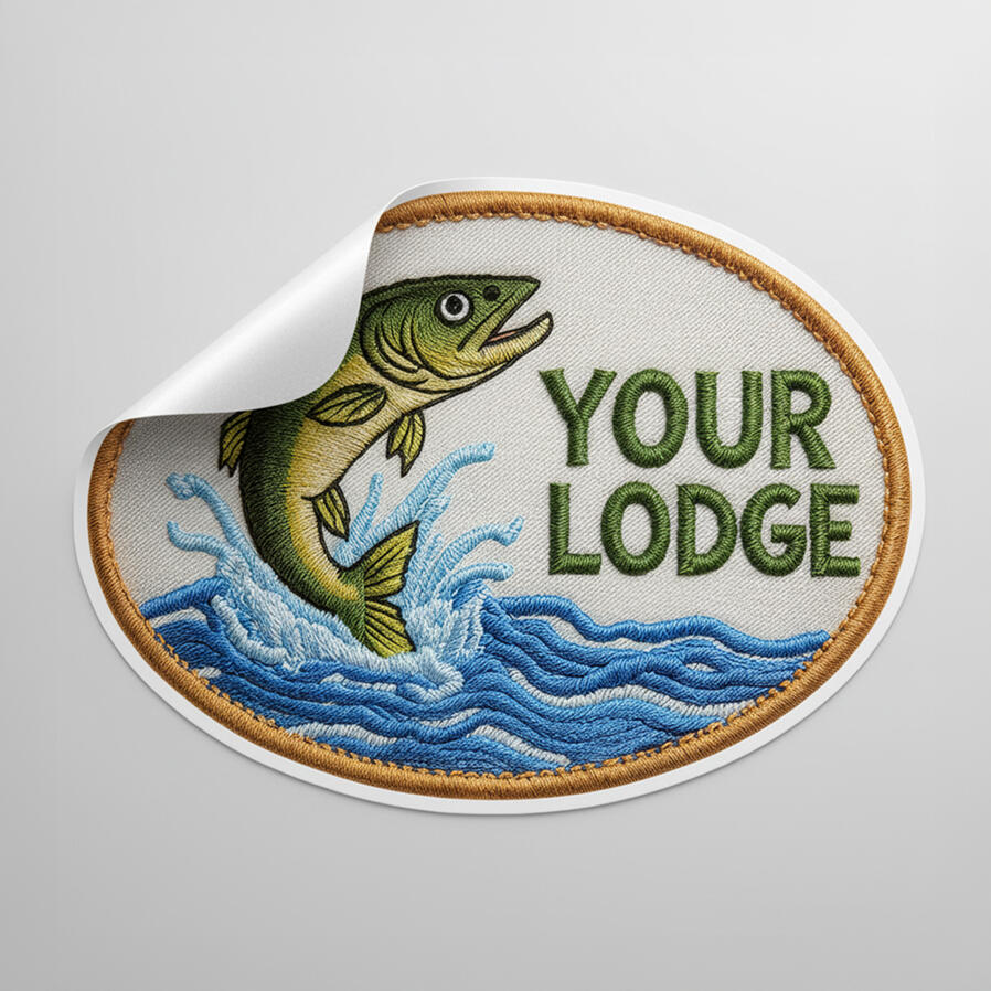 Decal embroidery effect